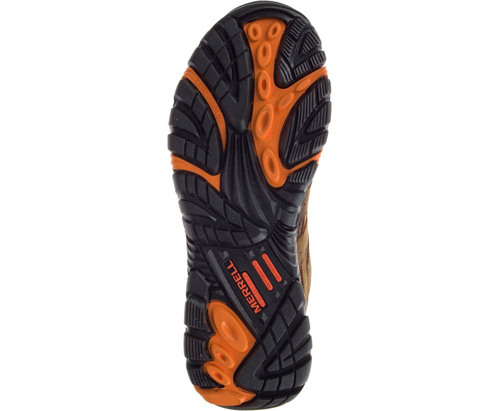 Merrell Sneakers Brown - Moab Vertex Vent SR Wide Width - Mens 46HNFAIJT
